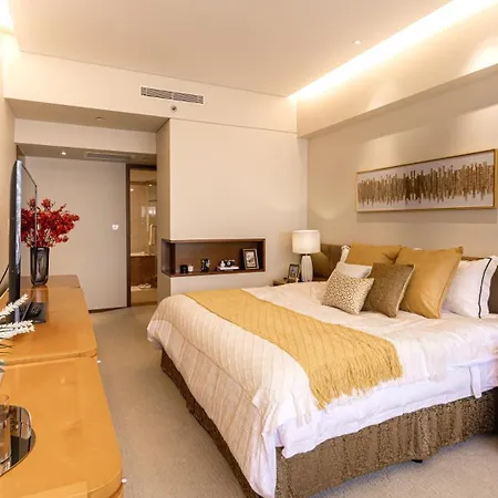 Shanghai Centre Serviced Apartment Bagian luar foto
