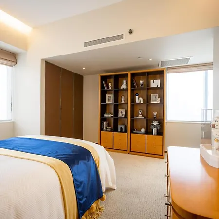Shanghai Centre Serviced Apartment Bagian luar foto