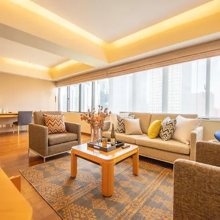 Shanghai Centre Serviced Apartment Bagian luar foto